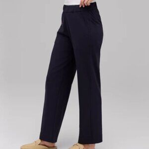 Navy Women's Merino Wool Travel Pants